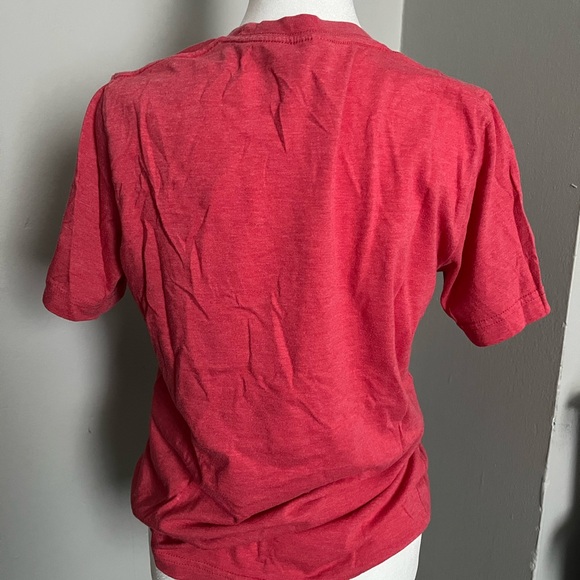 Bella Canvas Red Tee “Love is a Verb” - Picture 3 of 4